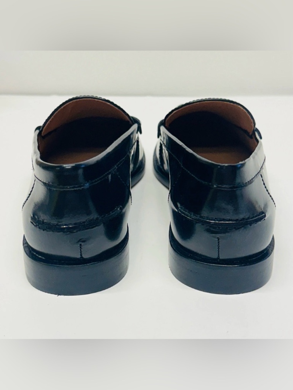 Madewell Black Leather Penny Loafers for Women Nye Model - Picture 4 of 4